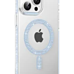 Joko Apple iPhone 15 Pro Move Taşlı Magsafe Kapak - Mavi