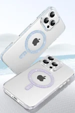 Joko Apple iPhone 15 Pro Move Taşlı Magsafe Kapak - Pembe - Görsel 2