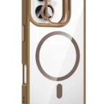 Joko Apple iPhone 16 Plus Remim Lensli Magsafe Standlı Kapak - Kahverengi