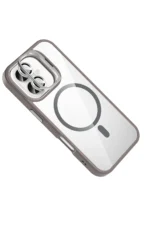 Joko Apple iPhone 16 Plus Remim Lensli Magsafe Standlı Kapak - Titan Gri - Görsel 3