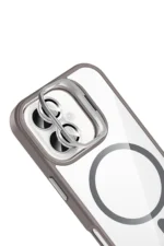 Joko Apple iPhone 16 Plus Remim Lensli Magsafe Standlı Kapak - Titan Gri - Görsel 4