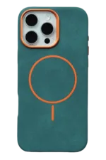 Joko Apple iPhone 16 Pro Luno Deri Magsafe Kapak - Yeşil