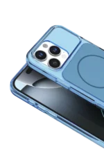 Joko Apple iPhone 16 Pro Max Bruma Magsafe Kapak - Mavi - Görsel 2
