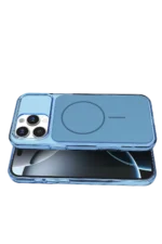 Joko Apple iPhone 16 Pro Max Bruma Magsafe Kapak - Mavi - Görsel 3