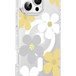 Joko Apple iPhone 16 Pro Max Floral Magsafe Kapak - Sarı