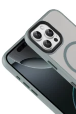 Joko Apple iPhone 16 Pro Max Megane Magsafe Kapak - Titan Gri - Görsel 2