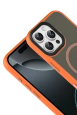 Joko Apple iPhone 16 Pro Max Megane Magsafe Kapak - Turuncu - Görsel 2