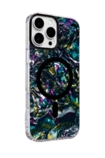 Onegif Apple iPhone 16 Pro Max Mila Dalgalı Magsafe Kapak - Lacivert - Görsel 3