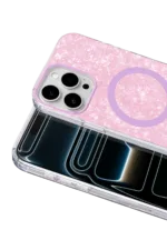 Onegif Apple iPhone 16 Pro Max Mila Dalgalı Magsafe Kapak - Lila - Görsel 2