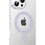 Joko Apple iPhone 16 Pro Max Move Taşlı Magsafe Kapak - Lila