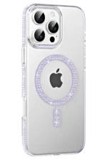 Joko Apple iPhone 16 Pro Max Move Taşlı Magsafe Kapak - Lila