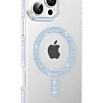 Joko Apple iPhone 16 Pro Max Move Taşlı Magsafe Kapak - Mavi