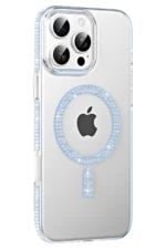Joko Apple iPhone 16 Pro Max Move Taşlı Magsafe Kapak - Mavi