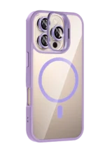 Joko Apple iPhone 16 Pro Max Remim Lensli Magsafe Standlı Kapak - Lila - Görsel 2