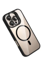 Joko Apple iPhone 16 Pro Max Remim Lensli Magsafe Standlı Kapak - Siyah - Görsel 3