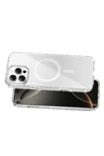 Onegif Apple iPhone 16 Pro Max Sora Simli Magsafe Kapak - Beyaz - Görsel 3