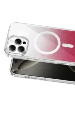 Onegif Apple iPhone 16 Pro Max Sora Simli Magsafe Kapak - Kırmızı - Görsel 2