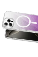 Onegif Apple iPhone 16 Pro Max Sora Simli Magsafe Kapak - Mor - Görsel 2