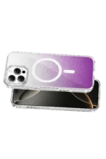 Onegif Apple iPhone 16 Pro Max Sora Simli Magsafe Kapak - Mor - Görsel 3