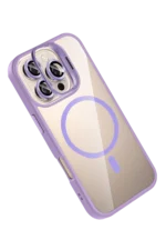 Joko Apple iPhone 16 Pro Remim Lensli Magsafe Standlı Kapak - Lila - Görsel 3