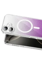 Onegif Apple iPhone 16 Sora Simli Magsafe Kapak - Mor - Görsel 2