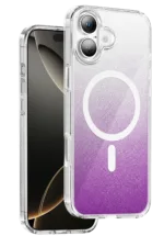 Onegif Apple iPhone 16 Sora Simli Magsafe Kapak - Mor
