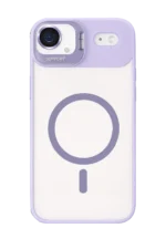 Joko Apple iPhone 17 Air Remim Lensli Magsafe Standlı Kapak - Lila - Görsel 2