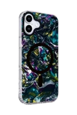 Onegif Apple iPhone 17 Mila Dalgalı Magsafe Kapak - Lacivert - Görsel 3