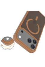 Joko Apple iPhone 17 Pro Jota Magsafe Kapak - Çöl Titanyum - Görsel 4