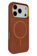 Joko Apple iPhone 17 Pro Luno Deri Magsafe Kapak - Kahverengi