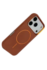 Joko Apple iPhone 17 Pro Luno Deri Magsafe Kapak - Kahverengi - Görsel 3