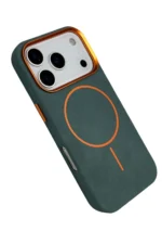 Joko Apple iPhone 17 Pro Luno Deri Magsafe Kapak - Yeşil - Görsel 2