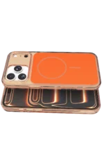 Joko Apple iPhone 17 Pro Max Bruma Magsafe Kapak - Turuncu - Görsel 3
