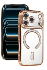 Uray store Apple iPhone 17 Pro Max Joke Simli Magneticsafe Kılıf - Turuncu