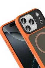 Joko Apple iPhone 17 Pro Max Megane Magsafe Kapak - Turuncu - Görsel 2