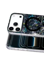 Onegif Apple iPhone 17 Pro Max Mila Dalgalı Magsafe Kapak - Lacivert - Görsel 2