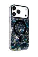 Onegif Apple iPhone 17 Pro Max Mila Dalgalı Magsafe Kapak - Lacivert - Görsel 3