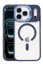 Joko Apple iPhone 17 Pro Max Remim Lensli Magsafe Standlı Kapak - Lacivert