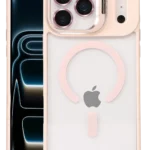 Joko Apple iPhone 17 Pro Max Remim Lensli Magsafe Standlı Kapak - Pembe