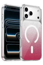 Onegif Apple iPhone 17 Pro Max Sora Simli Magsafe Kapak - Kırmızı