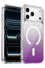 Onegif Apple iPhone 17 Pro Max Sora Simli Magsafe Kapak - Mor
