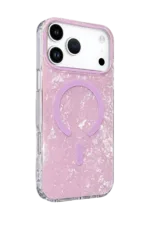 Onegif Apple iPhone 17 Pro Mila Dalgalı Magsafe Kapak - Lila - Görsel 3