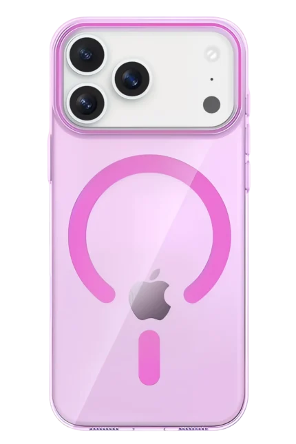 Joko Apple iPhone 17 Pro PC Blank Magsafe Kapak - Pembe