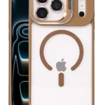 Joko Apple iPhone 17 Pro Remim Lensli Magsafe Standlı Kapak - Kahverengi