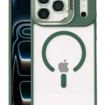 Joko Apple iPhone 17 Pro Remim Lensli Magsafe Standlı Kapak - Koyu Yeşil
