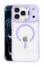 Joko Apple iPhone 17 Pro Remim Lensli Magsafe Standlı Kapak - Lila