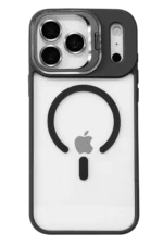 Joko Apple iPhone 17 Pro Remim Lensli Magsafe Standlı Kapak - Siyah - Görsel 2