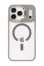 Joko Apple iPhone 17 Pro Remim Lensli Magsafe Standlı Kapak - Titan Gri - Görsel 2
