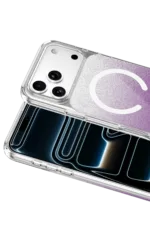Onegif Apple iPhone 17 Pro Sora Simli Magsafe Kapak - Mor - Görsel 2