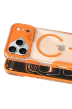 Joko Apple iPhone 17 Pro Zinko Magsafe Kapak - Turuncu - Görsel 2